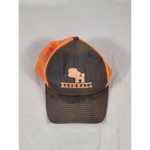 Sam Houston Bearcats Baseball Trucker Adj Cap Orange & Gray